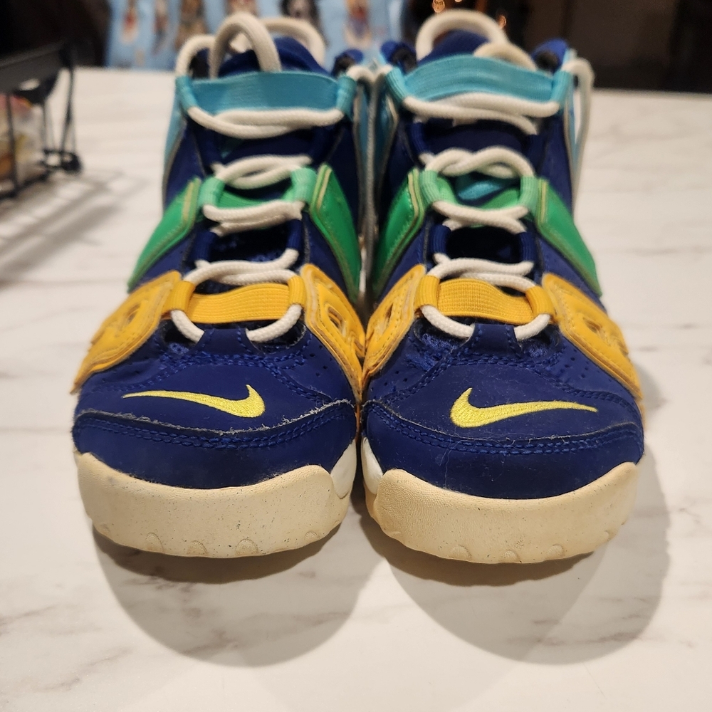 Nike Air More Uptempo PS Kaleidoscope Shoes Size 3Y - Picture 2 of 7